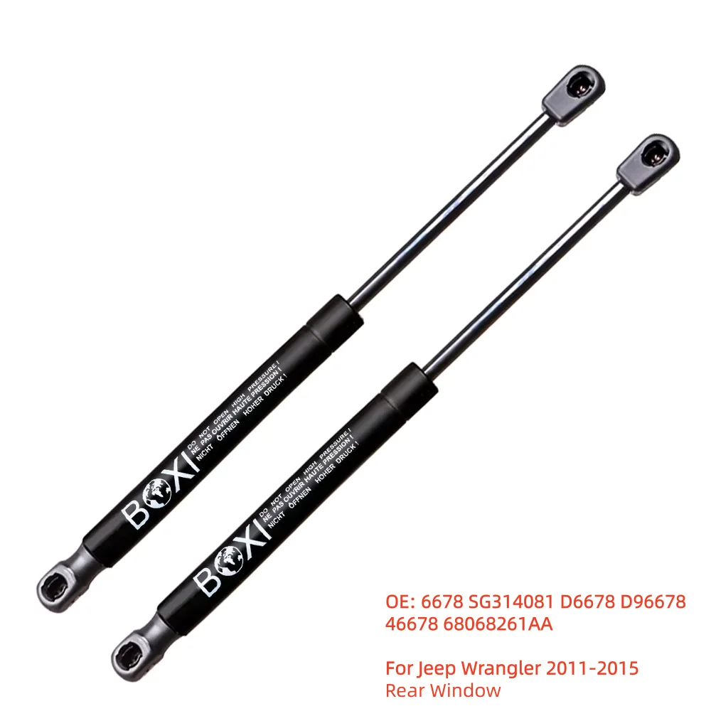 

BOXI 2Pcs Rear Glass Window Lift Supports Struts Shocks For Jeep Wrangler 2011 - 2015 6678 68068261AA 6X0823359B Gas Struts