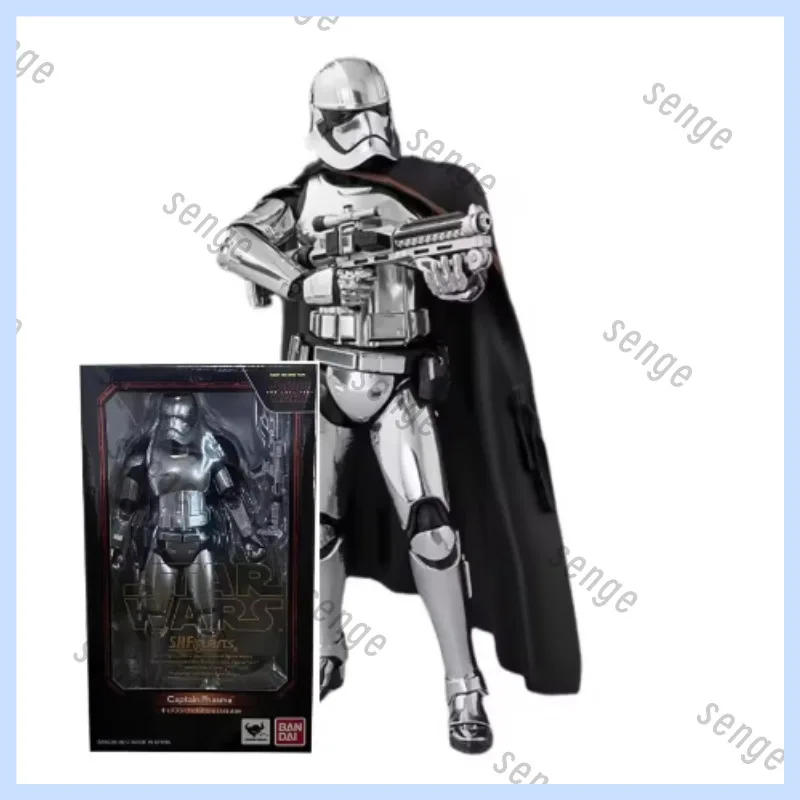 

Оригинальная коллекционная фигурка Bandai S.H.Figuarts Star Wars: Капитан Фазма из Первого Ордена, классический злодей, коллекционная фигурка Капитана Фазмы.