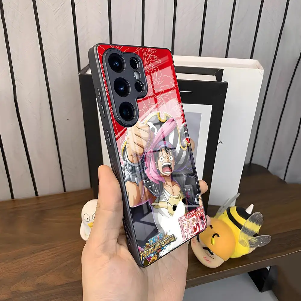 O-One Anime P-Pieces Phone Case For Samsung S26 S24 Ultra S22 S23 S25 Fe S21 Plus A16 A54 A57 A37 A17 A34 A53 Glass Cover