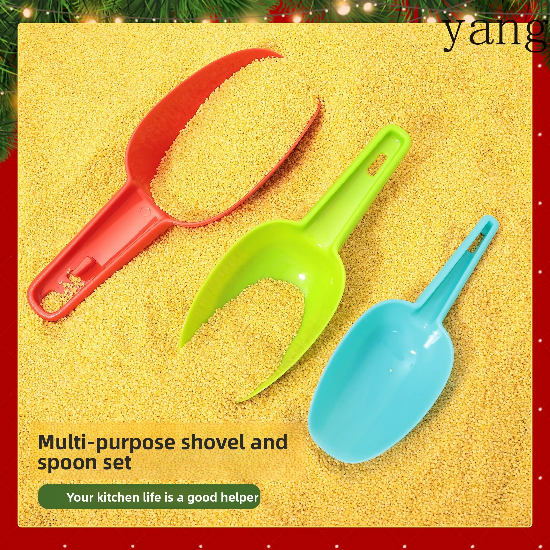 LMM Thickened Durable Flour Shovel Commercial Food Contact Grade Ice Shovel