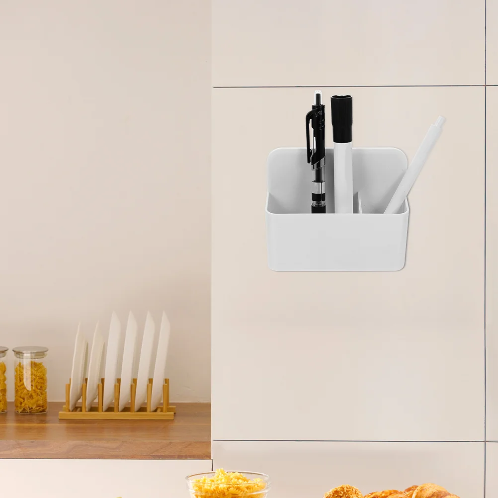 Magnetic Pen Holder Dry Erase Board Marker Wall Mount Organizer for Fridge Whiteboard