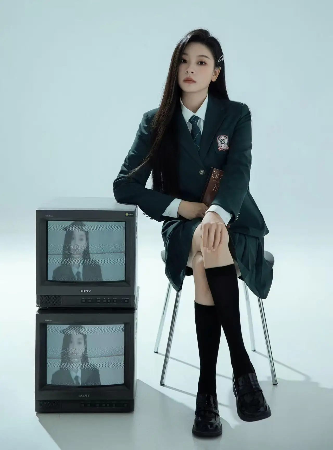 

Корейский Sle Student orm Комплект футболок Женский жилет irt And Skirt Экипировка ort Sve Spring Season School orm