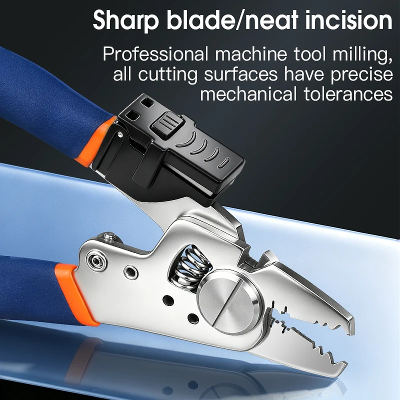 COMPTYCO F7 Optical Fiber Stripper FTTH Tool Multi-functional Stainless Steel Fiber Optic Stripping Pliers With Cleaning Clip