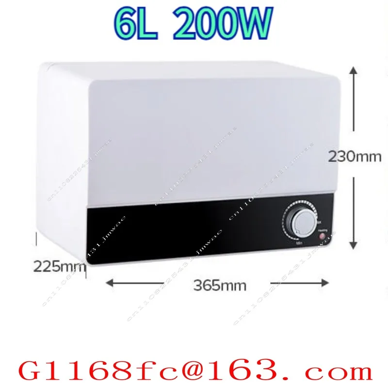 Newly Designed 6L Car Mounted 200W Plastic Stainless Steel Inner Tank RV Electric Water Heater Sink B-class Energy-saving