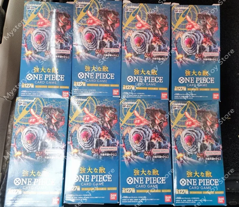 

In stock BANDAI ONE PIECE Card Game Mighty Enemies OP-03 Booster BOX TCG JAPAN Collection Card 6 Cards Per Envelope Child Toy