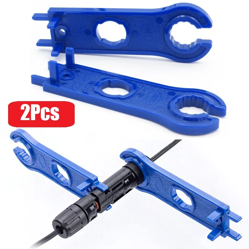 

1/2 шт. солнечный фотоэлектрический гаечный ключ для крыши автофургона, разъем для солнечной панели, инструмент для отключения гаечных ключей, карманный ключ из АБС-пластика для солнечных разъемов