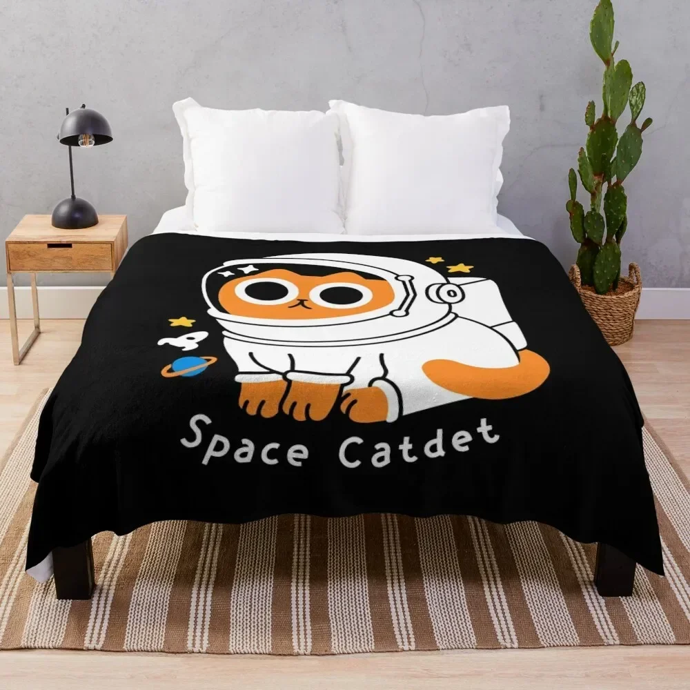 Space Catdet Throw Blanket Spring Fall Cozy Throw Blanket for Couch