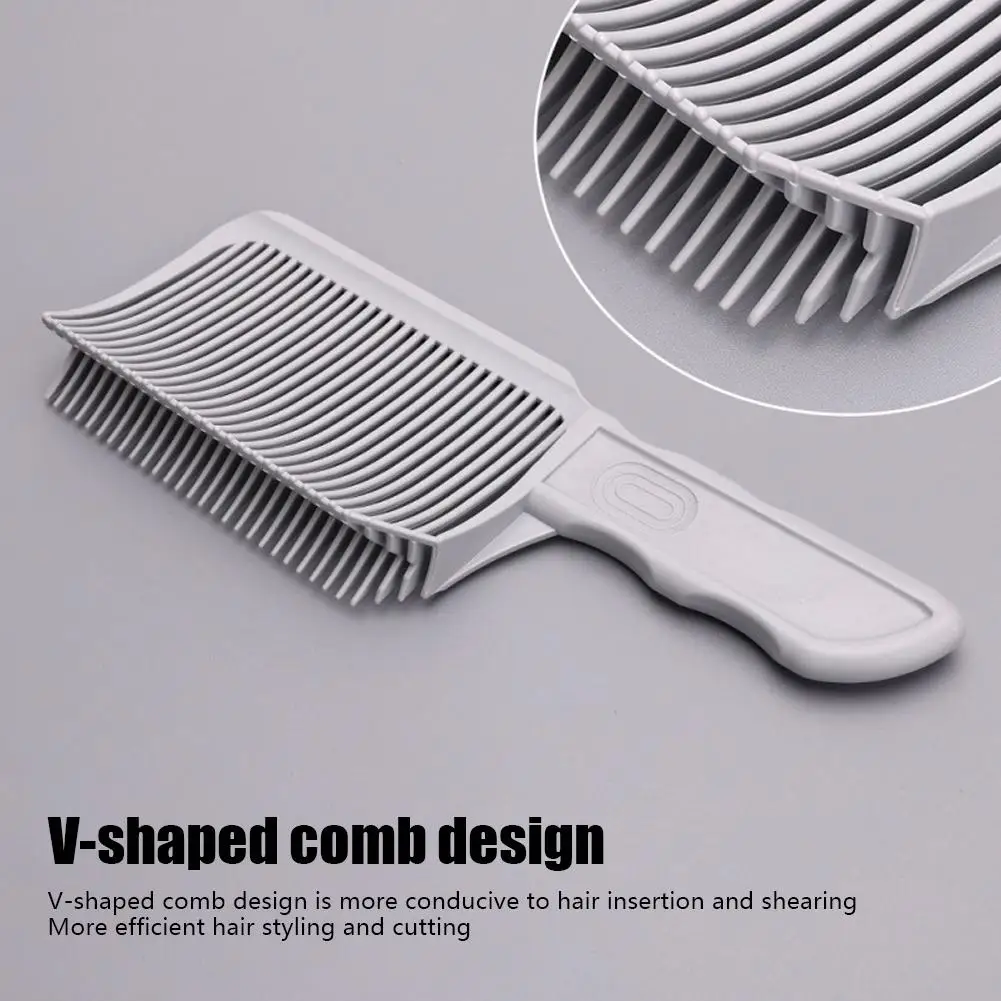 Hair Cutting Positioning Comb Barber Fade Comb Clipper Men Flat Top Hair Comb For Novice Professional Barber Salon Styling Tools