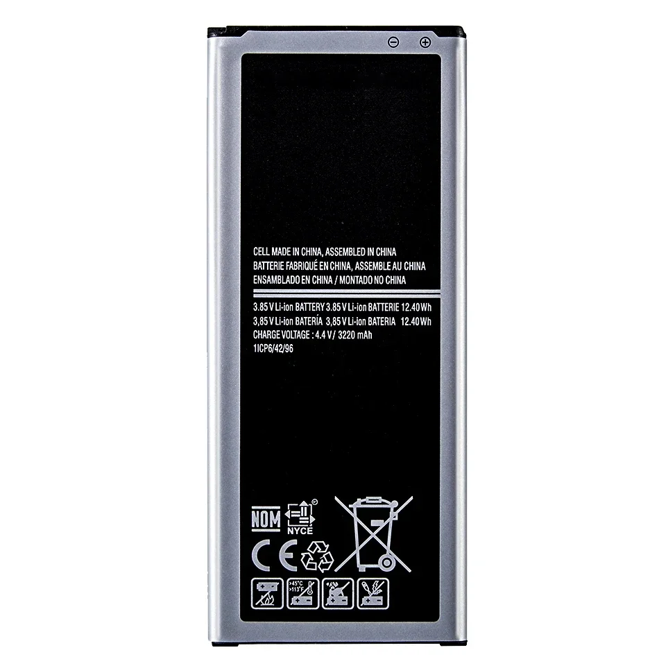 Battery EB-BN910BBE For Samsung Galaxy Note 4 Note4 N910 N910H N910A N910C N910FQ N910X 3220Mah EB BN910BBE