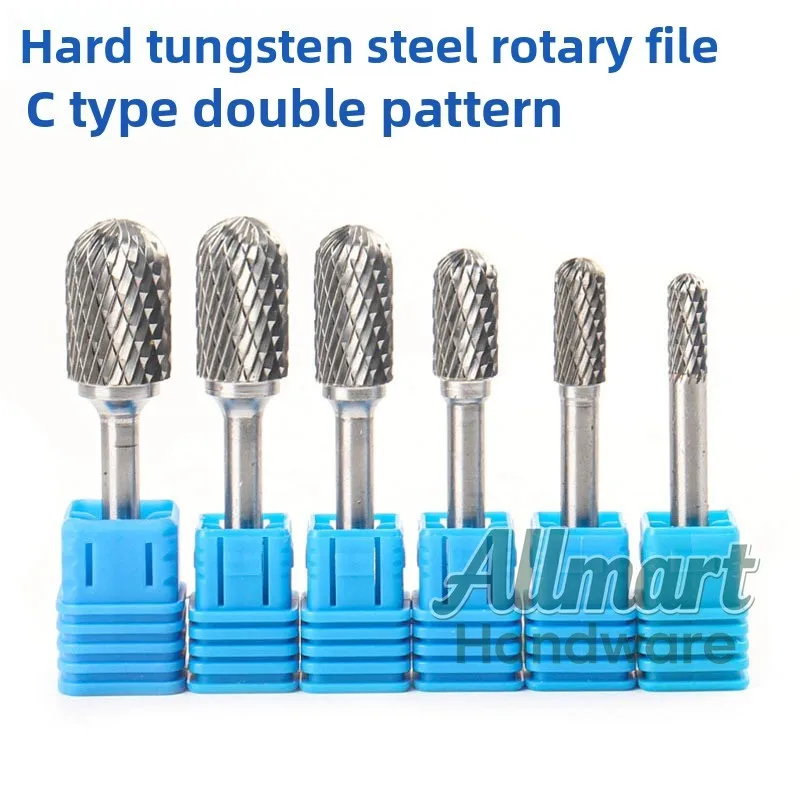 

Фреза ротационная из твердосплавной стали CX, для шлифовки и фрезерования, для металла и дерева, двойная насечка, хвостовик 6 мм