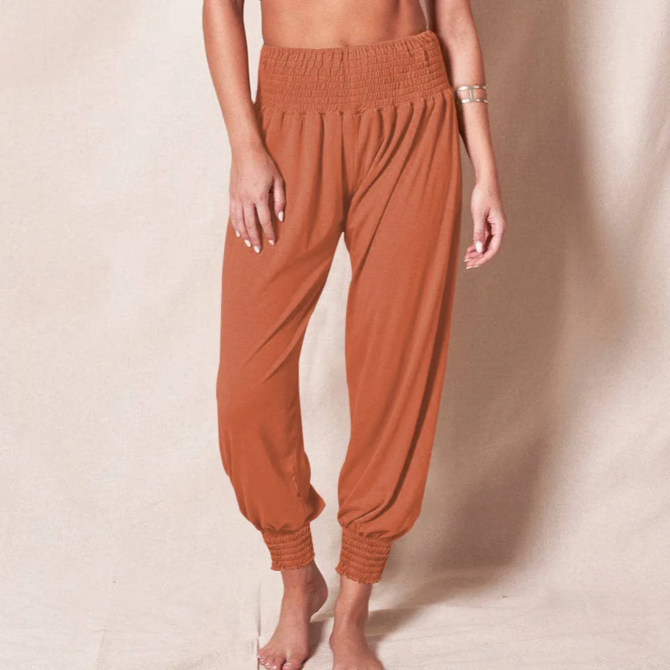 Solid Harem Jogger Pants Women's Loose Yoga Casual Comfy Trousers