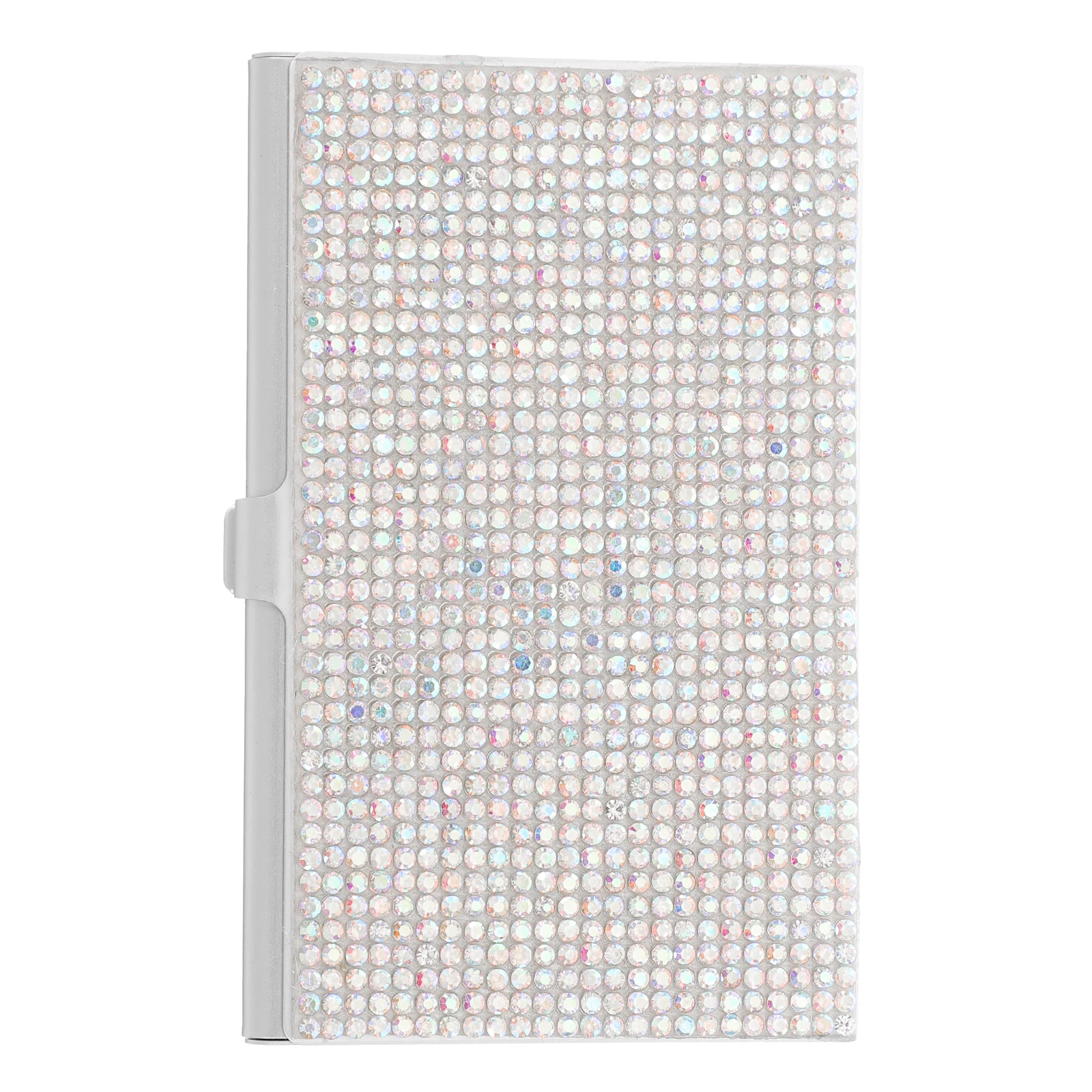 

Rhinestone Business Card Holder Organizer for Desk Storage Cards Table Holders Container Rhinestones Travel