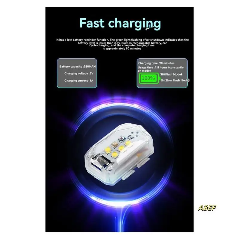 ل DJI الطائرة بدون طيار LED ضوء الليل طويل المدى الكشاف المضادة للتصادم ستروب لتعزيز الرؤية والسلامة