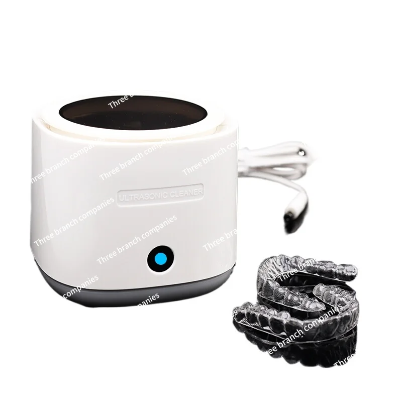 

Tooth Socket Cleaning Device Ultrasonic Washing Dentures Cleaning Machine Orthodontic Retainer Cleaning Gadget Elderly