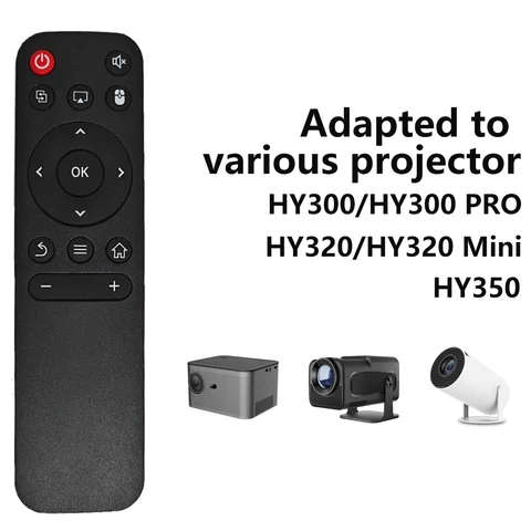 HY320MINI HY300 HY300 PRO 프로젝터에 적합한 기존 리모콘 4K 휴대용 미니 프로젝터 리모콘 HY320MINI HY300 HY300 PRO 프로젝터에 적합한 기존 리모콘 4K 휴대용 미니 프로젝터 리모콘