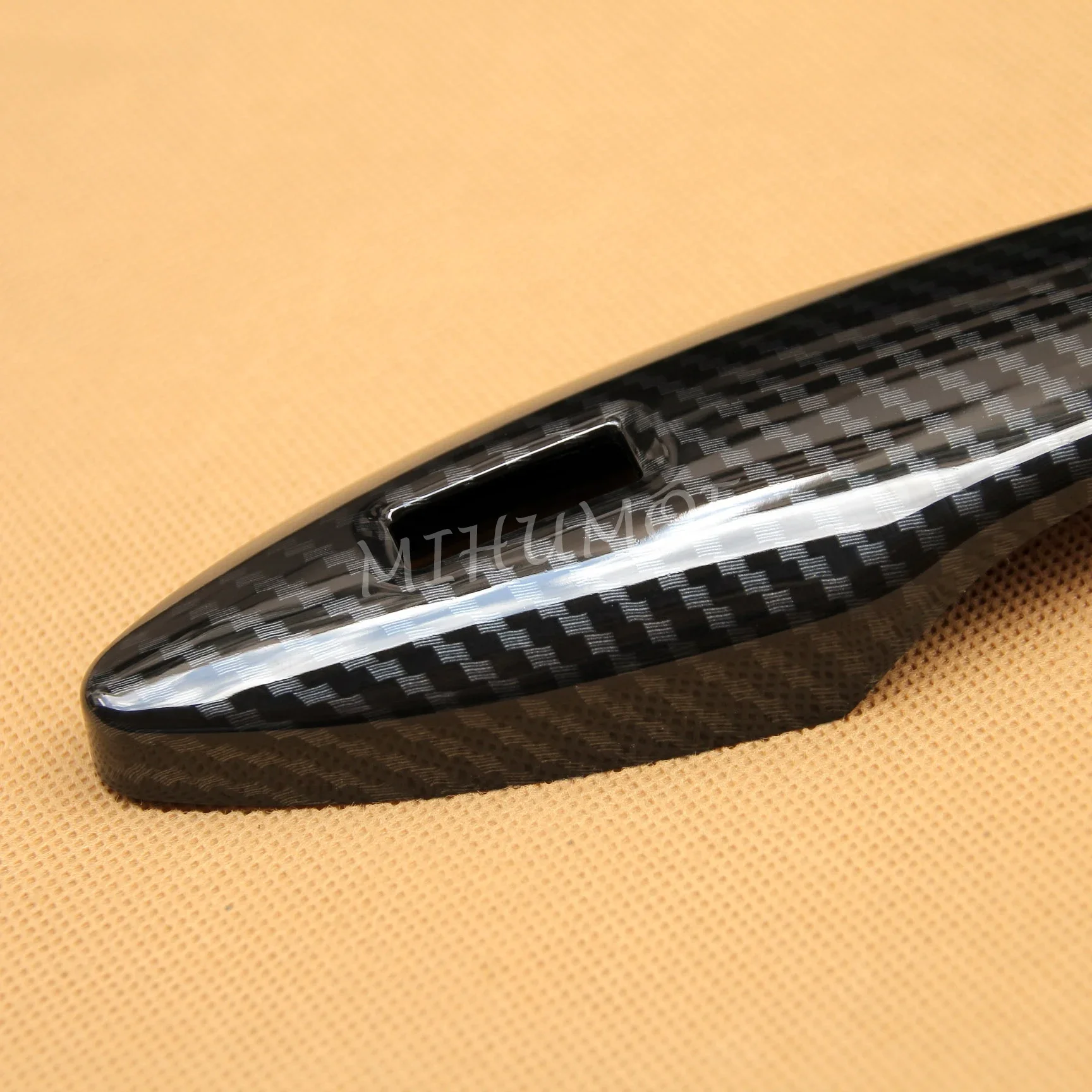 ألياف الكربون غطاء مقبض باب السيارة لتويوتا كامري 2018 2019 2020 2021 2022 2023 2024 2025 أفالون بريوس 2019-2022 اكسسوارات