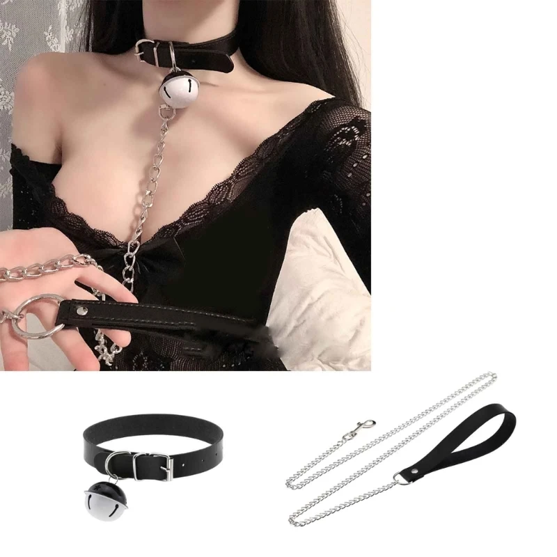 Fashion Punk Choker Necklace Leather Choker Necklace Punk Choker Collar Dropship