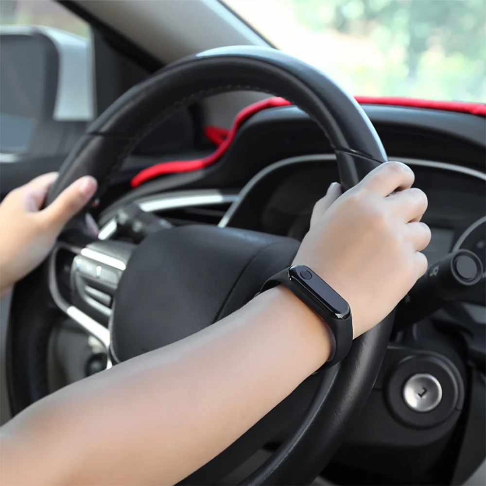 Car Anti-static Bracelet With Fully Automatic Discharge Wireless Anti-static Bracelet for Human Body Anti-static Black And Pink