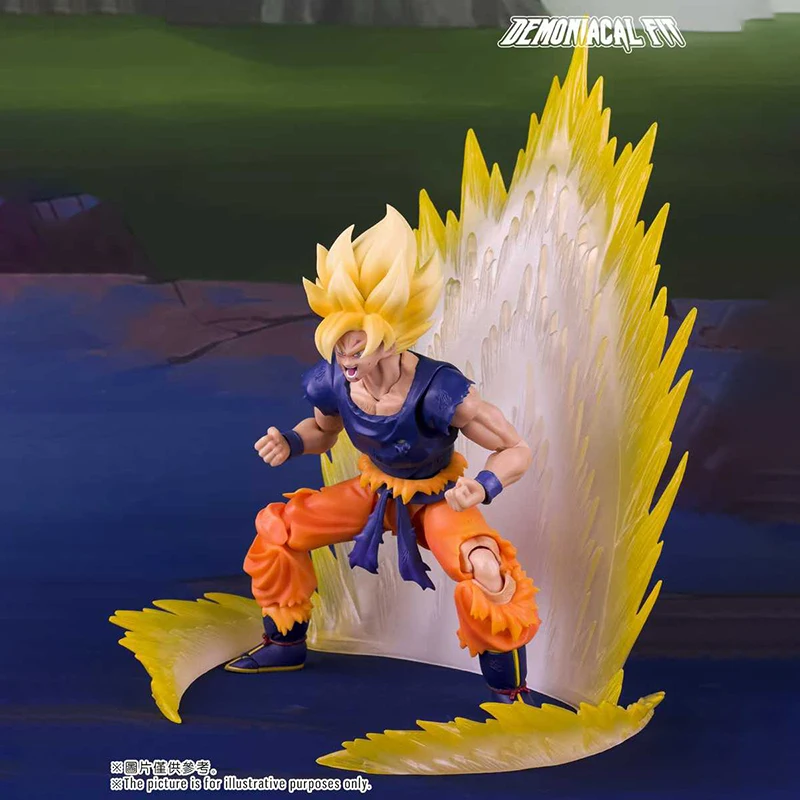 

Dragon Ball Z Demoniacal Fit Goku Фигурка Rage Awakening Battle Damage Shf Goku Фигурка Настольное украшение Коллекция игрушек