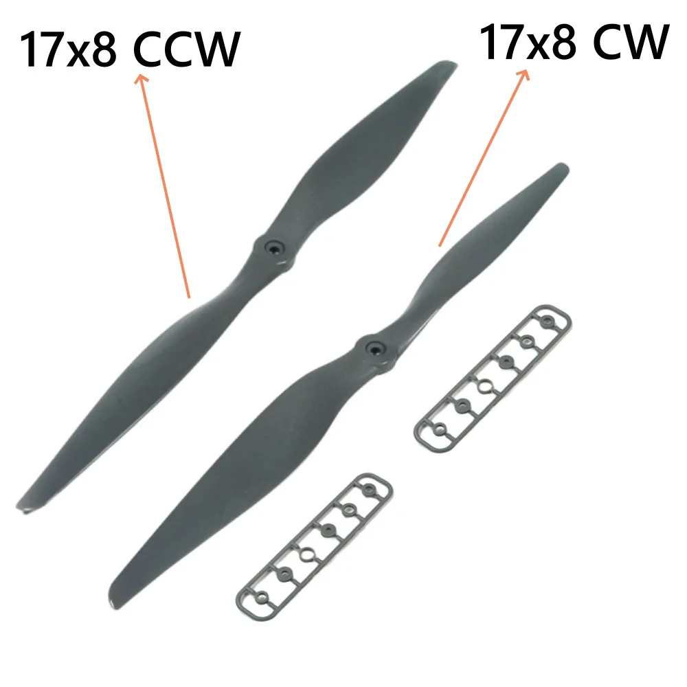 17inch 17x8 CW CCW Nylon fiberglass Direct-drive Propeller for electric power RC Airplane Quadcopter Multi-Rotor Racing Drone