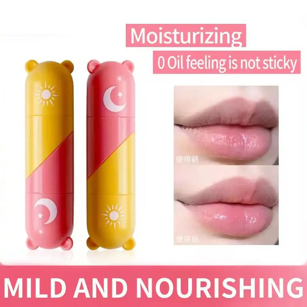 

Cute Nourish Double Ended Lip Balm Lipstick Moisture Not Greasy Reduce Lip Liner Professional Lipbalm Lip Care Makeup