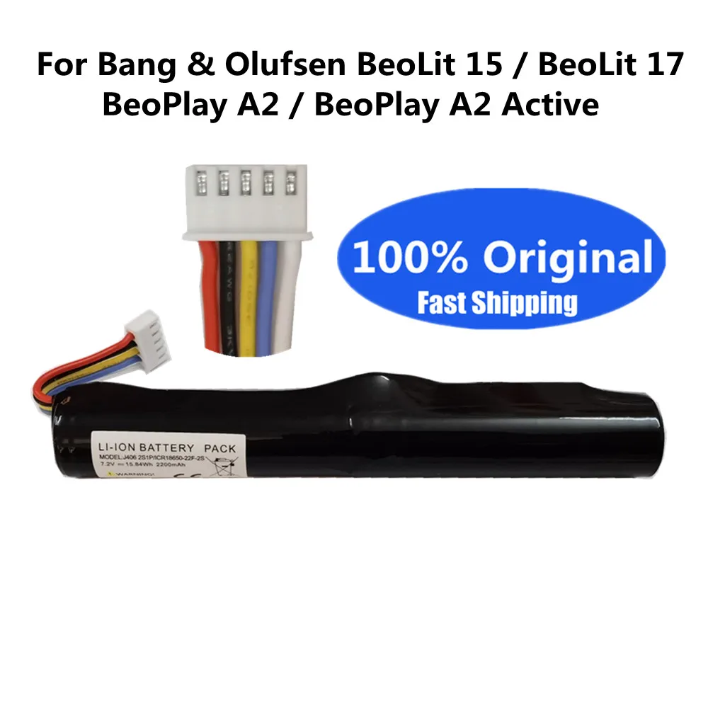 New Original Speaker Battery For Bang&Olufsen BeoLit 15, BeoLit 17, BeoPlay A2, BeoPlay A2 Active Player J406 2S1P/ICR18650NH-2S