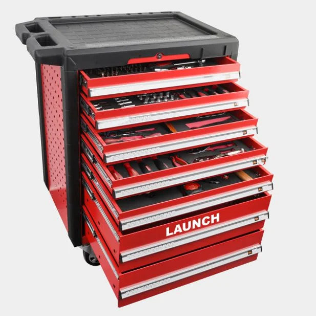 

New Released LAUNCH TTG-338 338pcs AUTO REPAIR CABINET Mechanic Tools Cart Kit Vehicle Repair Tools