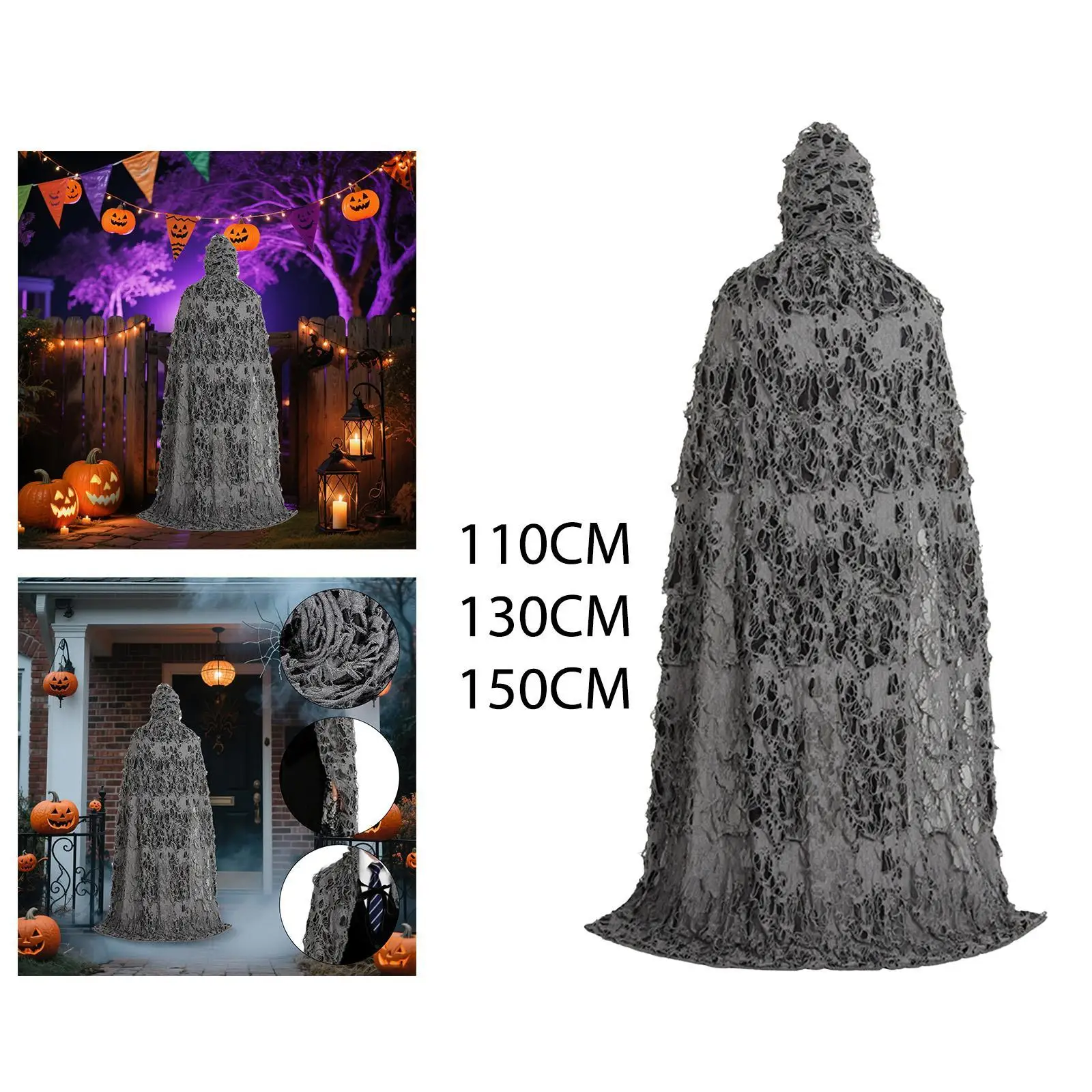 

Плащ на Хэллоуин с капюшоном, накидка для косплея для мероприятий, платье в средневековом Рождество, семья