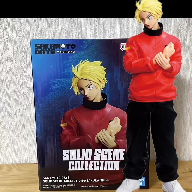 

Genuine Original Bandai Sakamoto Days Solid Scene Collection Asakura Shin In Stock Anime Figure Model Collector Figurine Gift