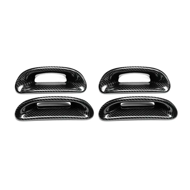 

Car Interior Accessories Seat Back Trim Cover Carbon Fiber Sport Style For Fiat Abarth 595 695