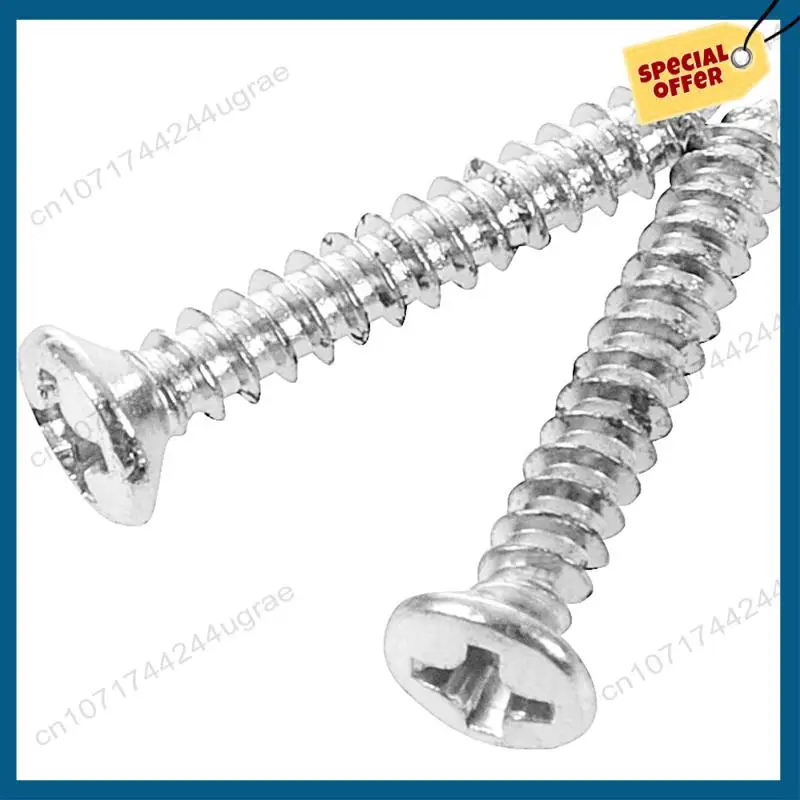 

-A15I 40 X Electric Acoustic Guitar Bass Strap Button Screw Lock Pins Pegs Pads Silver