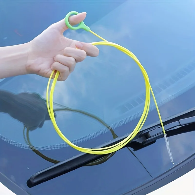 

230cm Car Drain Dredge Cleaning Scrub Brush Auto Sunroof Long Hoses Detailing Cleaning Tool Spiral Cleaning Brush Drain Cleaner