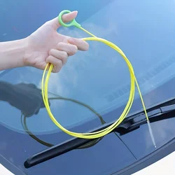 230cm Car Drain Dredge Cleaning Scrub Brush  Auto Sunroof Long Hoses Detailing Cleaning Tool Spiral Cleaning Brush Drain Cleaner