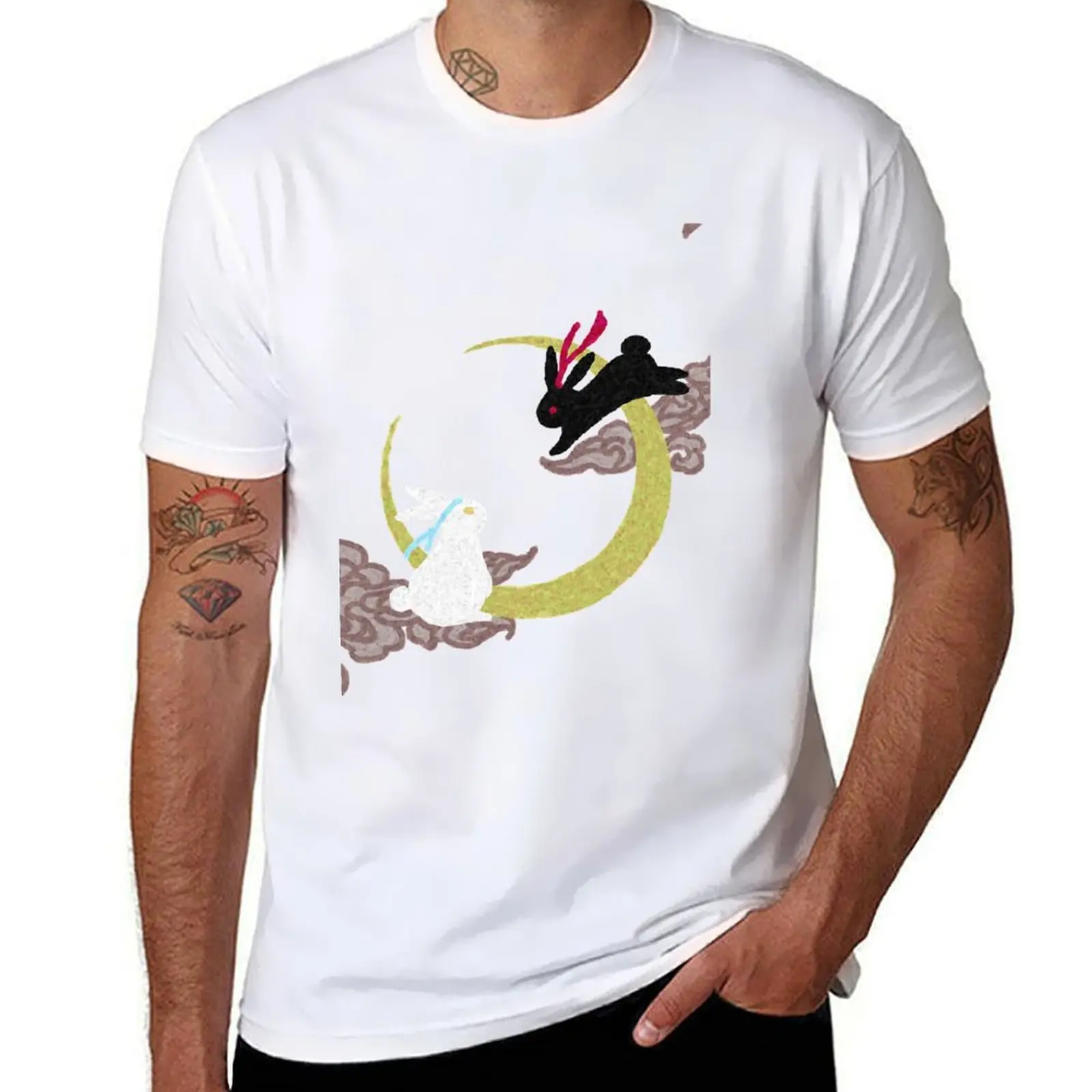 

Bunny wangxian T-Shirt Cool Feeling Summer Tee Shirt