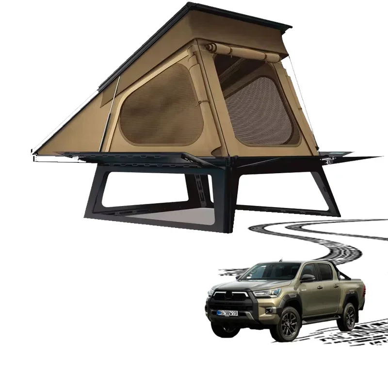 Pickup Truck Tent Roof Top Camping Hard 4x4 SUV Car Aluminium    for Sale