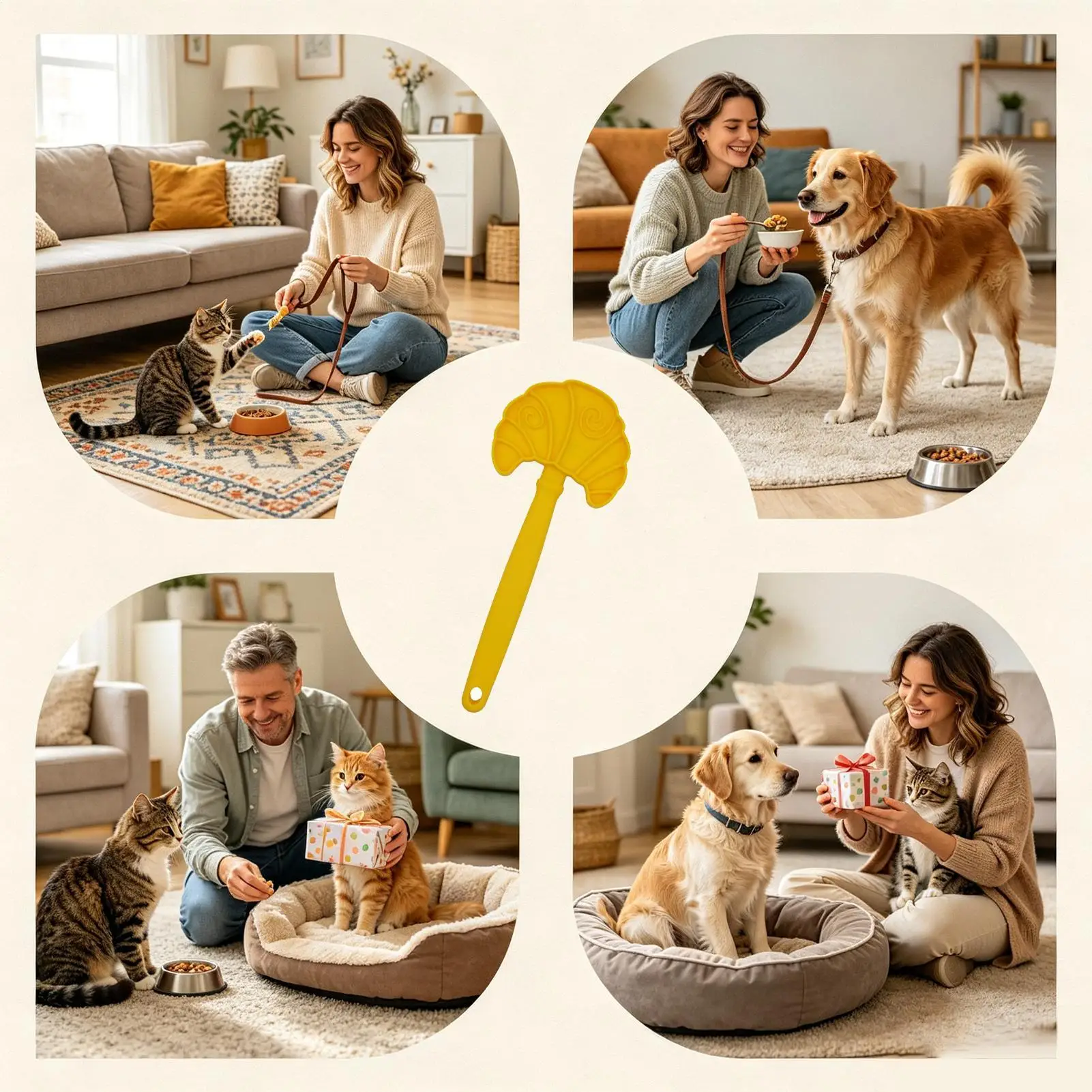 

Lick Toys For Dogs Silicone Soft Mat Dog Lick Stick For Cat Puppy Indoor Play Boredom Relief Training Entertainment