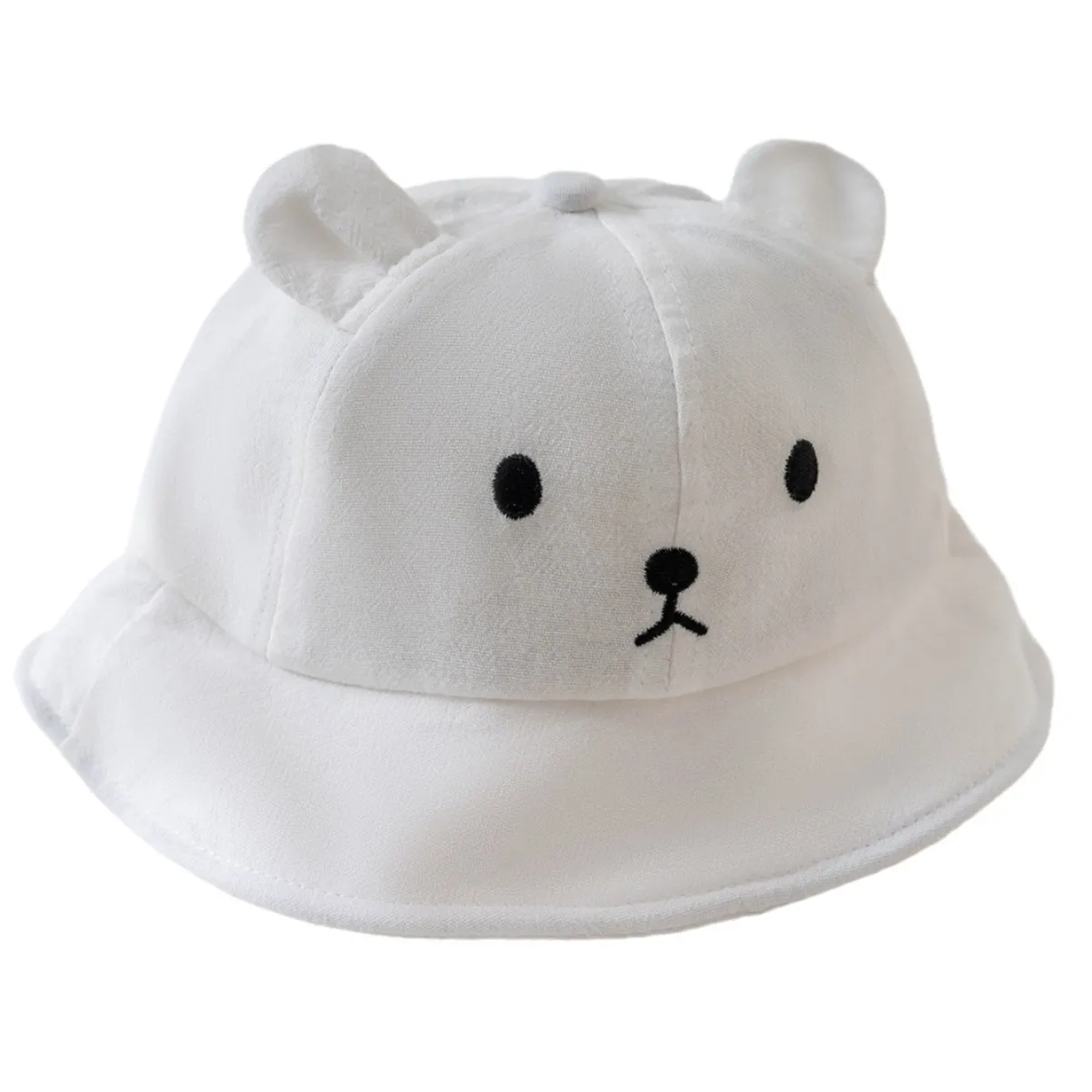 Pasgeboren Baby Hoed Baby Mousseline Emmer Hoed Kinderen Beer Oren Zomer Strand Zon Caps Jongens Meisjes Pasen Hoeden Voor Peuters 3-24 Maanden