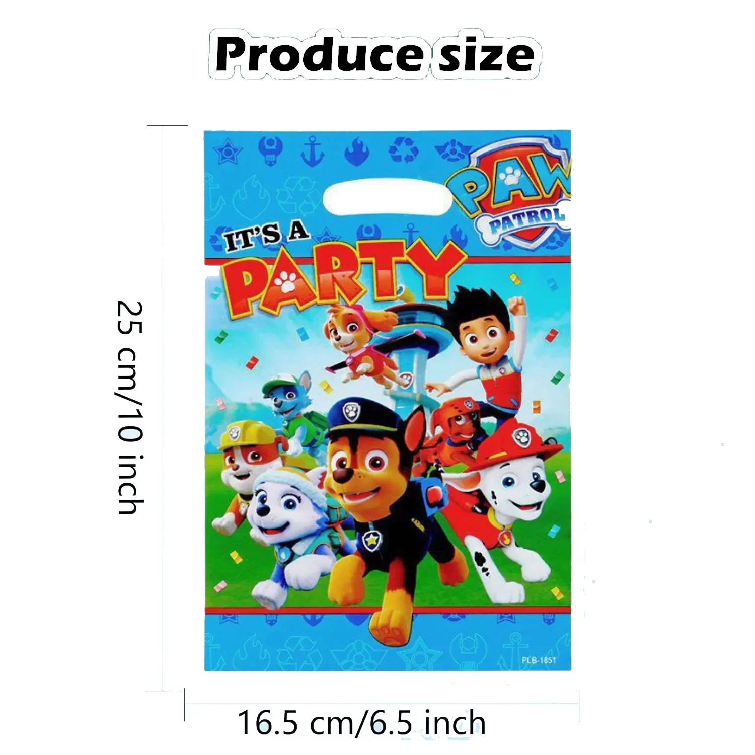 Paw Patrol Gift Bags Cartoon Birthday Party Decoration Supplies Packing Dogs Candy Box Baby Shower Home Decor Holiday Gifts