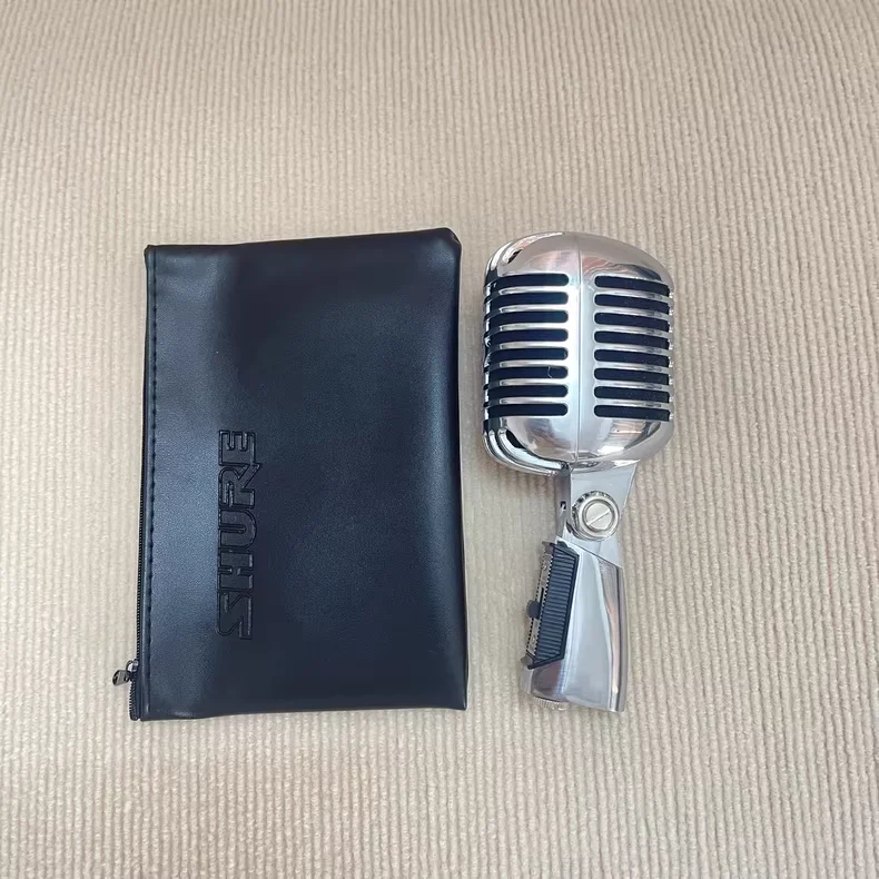 슈어 55SH 시리즈 II 빈티지 메탈 스타일 다이나믹 마이크, 라이브 공연 및 가라오케용 아이코닉 클래식 보컬 마이크