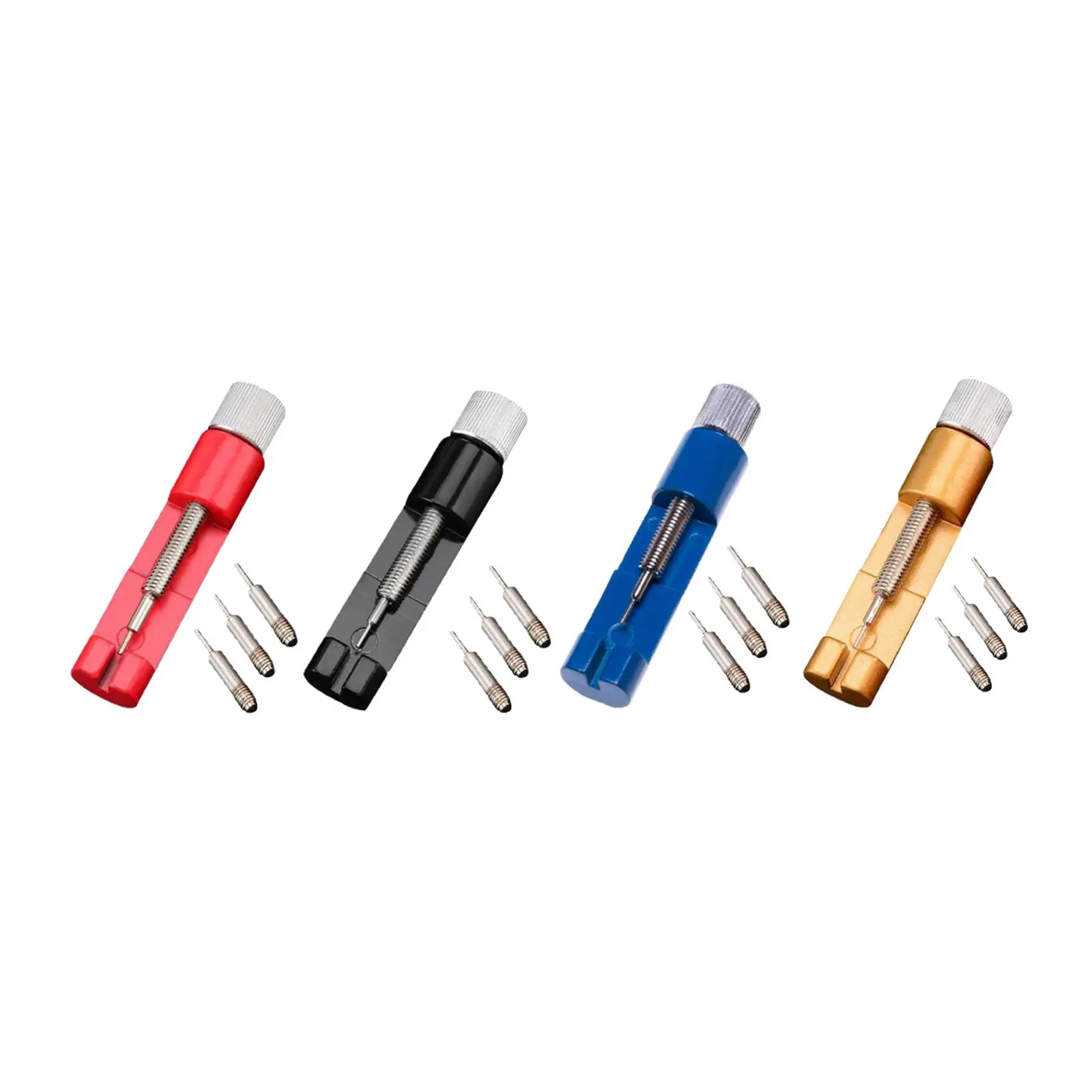 Watch Link Removal Tool Watch Strap Adjustment 3 Extra Pins Metal Watch Repair Kit Bracelet Pin Remover for Repair Watchmakers