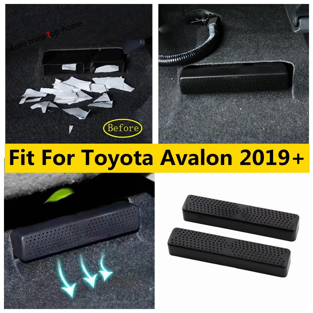 

Auto Seat Under Floor Air Conditioner Duct Vent AC Outlet Grille Cover Fit For Toyota Avalon 2019 - 2023 Interior Accessories