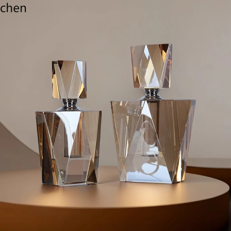

ZML perfume crystal bottle cloakroom with combination dresser decoration soft decoration ornament