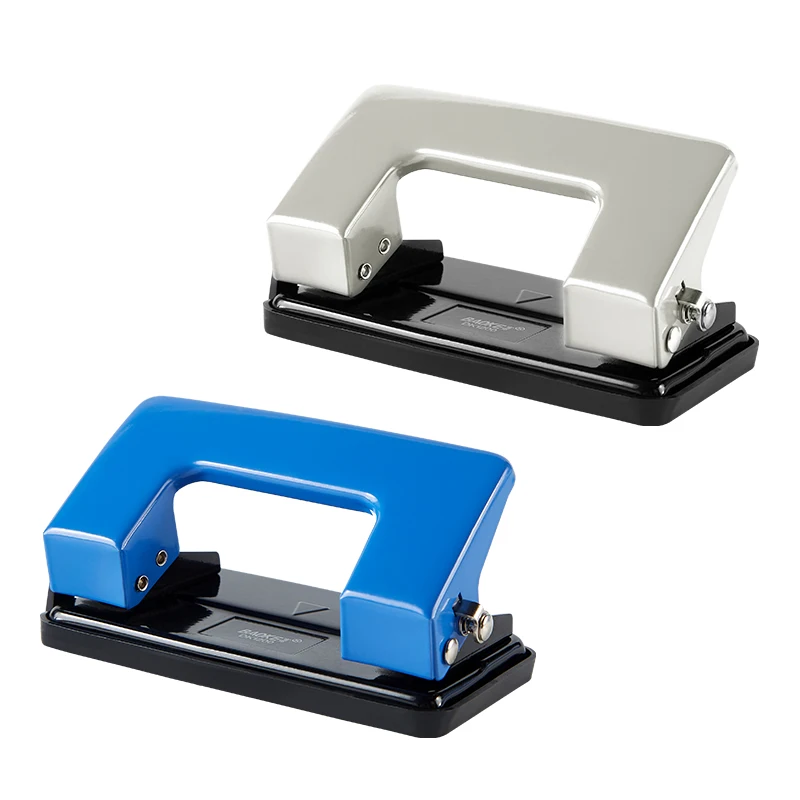 Custom Portable 10 Sheet Paper Hole Puncher 6mm Double Hole Puncher Office Paper Hole Punch Machine