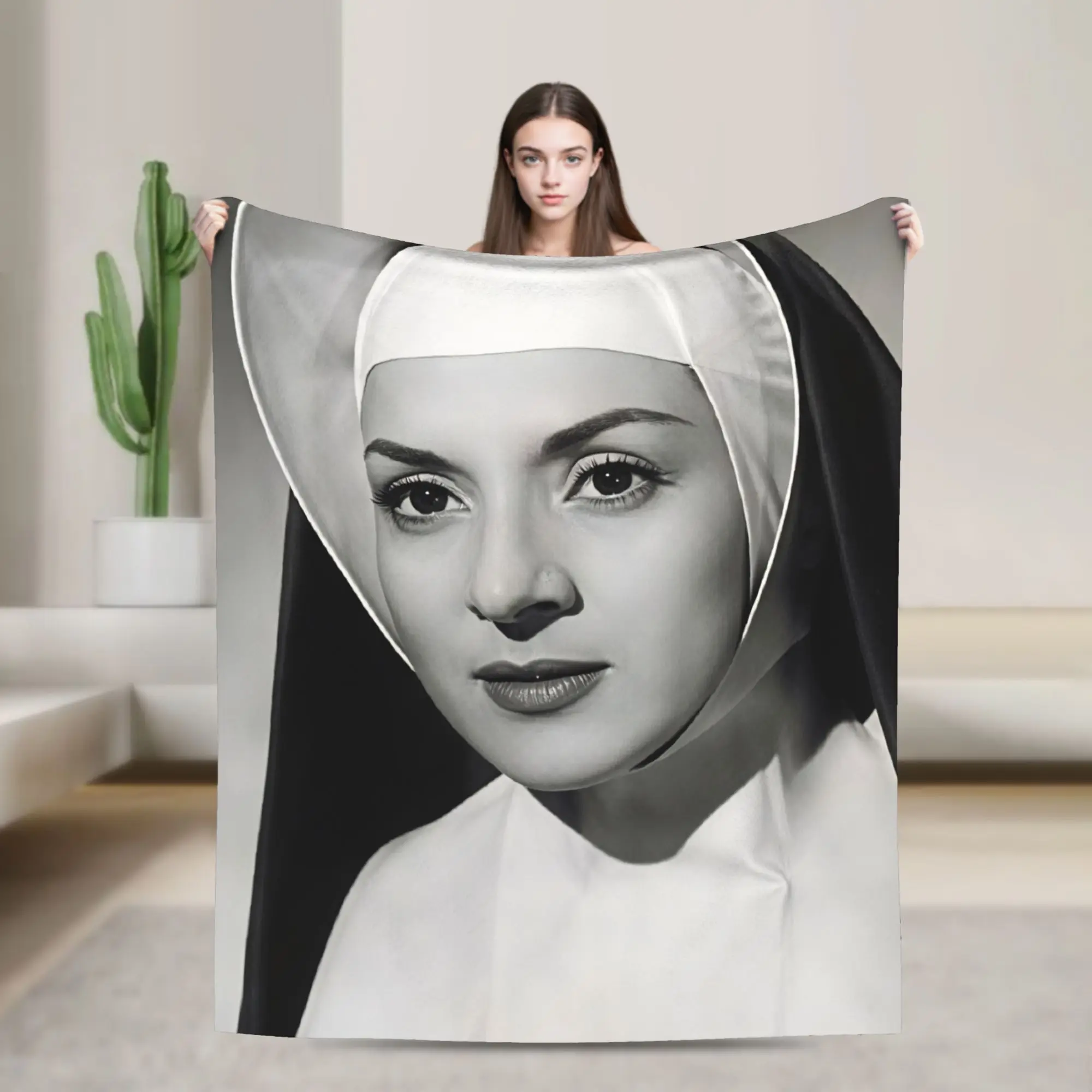 Lola Flores Flannel Blankets Winter  Soft Throw Blanket for Child Couch Chair Novelty Bedspread Sofa Bed Cover