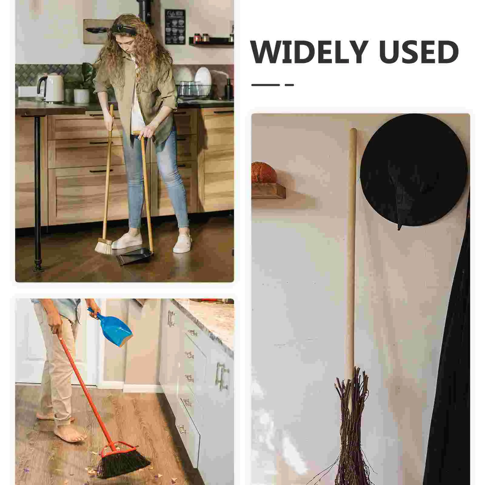 Durable Broom Handle Grip Comfortable Mop Stick Replacement Broom Rod Replacement for Effortless Cleaning
