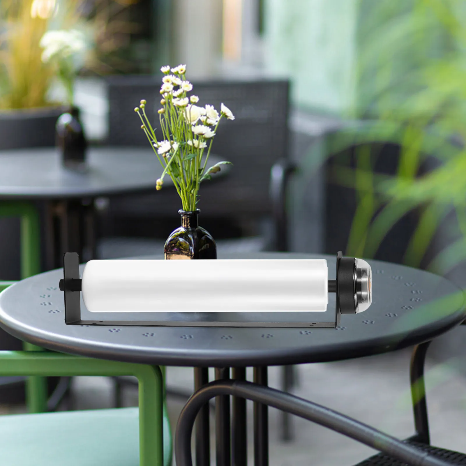 Produce Bag Holder Heavy-Duty Metal Supermarket Grocery Bag Roll Dispenser Organizer for Retail Food Service Space Optimization