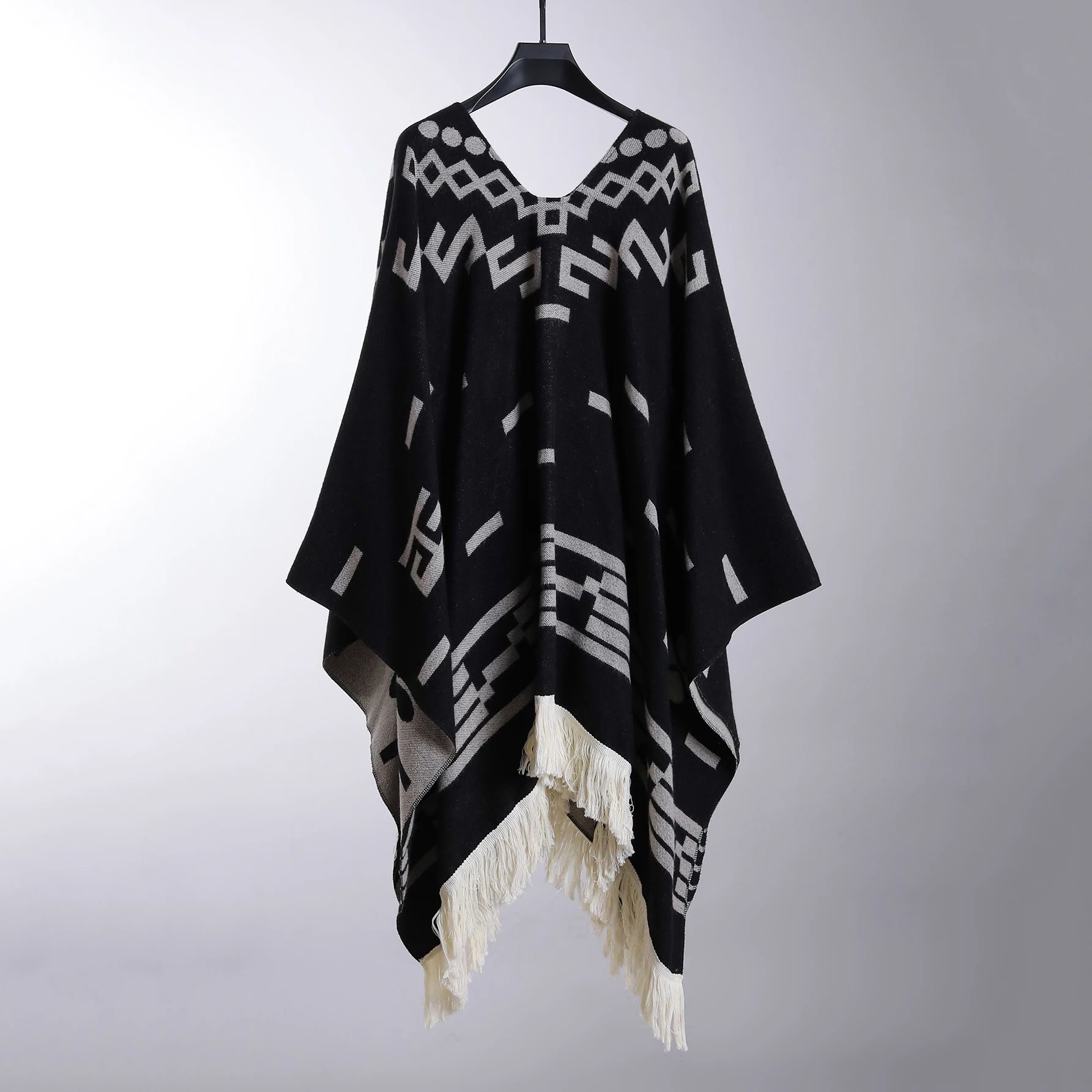 شال متدفق أنيق وبسيط، رأس كبير الحجم مقاوم للرياح دافئ للتصوير الفوتوغرافي أثناء السفر، إكسسوار نسائي أنيق