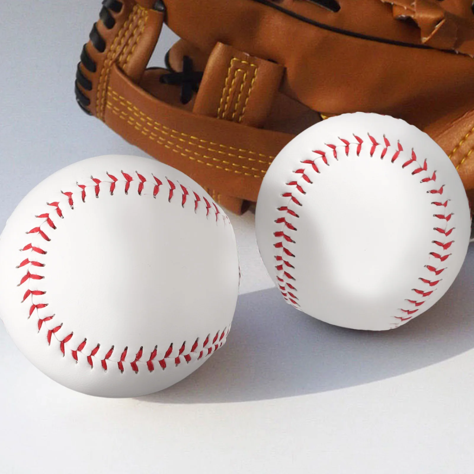 Private Customizate 9 Baseball Warm-up Training Unmarked Autograph Baseball Baseballs Cork Rubber PVC Practice