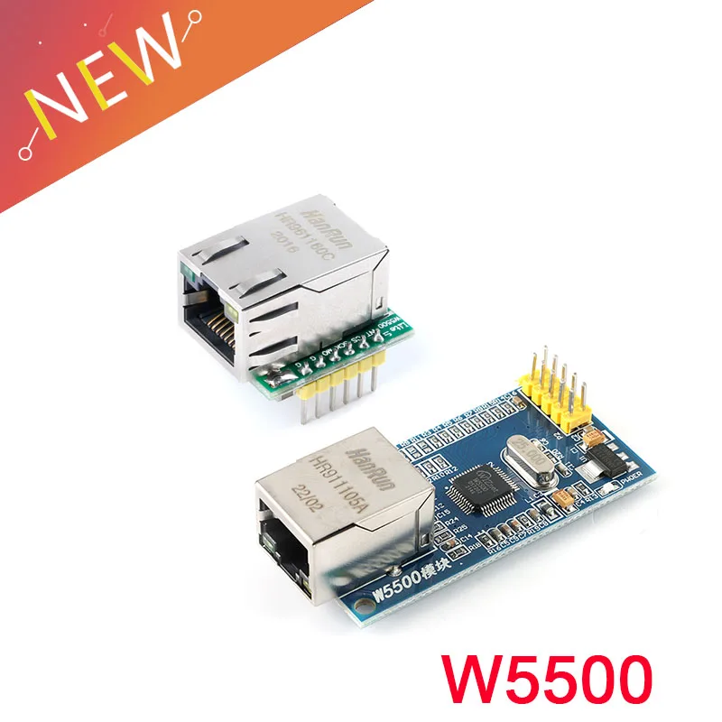 W5500 Chip USR-ES1 SPI to LAN Ethernet Network Module Converter TCP IP 51/STM32 SPI Interface Microcontroller Program over W5100