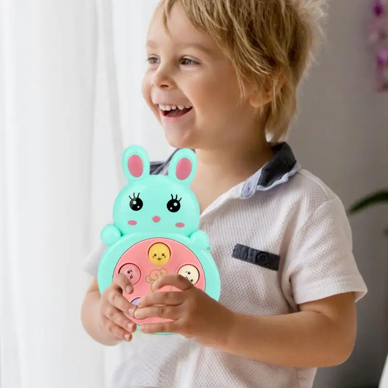 Bubble Pop Games For Kids Educational Fast Pop Bubble Toy Colorful Funny Bubble Pop With Lanyard Cute Fidget Toy For Fine Motor